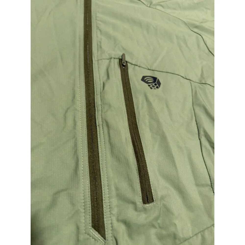 Mountain Hardware Kor Preshell Windbreaker Pullover Mens small green ultralight